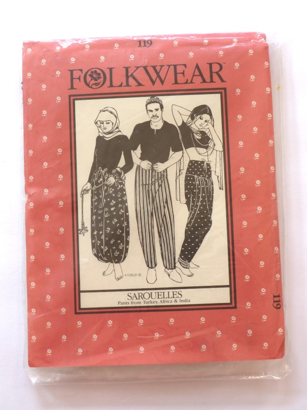 UNCUT Folkwear pattern #119 SAROUELLES (pants from Turkey, Africa & India)